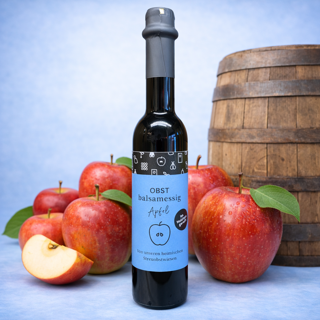 Apfel-Balsamessig aus dem Holzfass