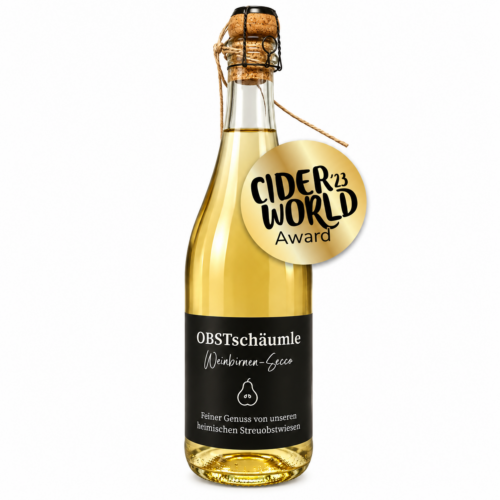 OBSTschäumle sortenreiner Weinbirnen-Secco