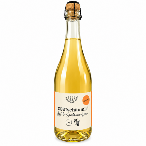 OBSTschäumle Apfel-Sanddorn-Secco alkoholfrei